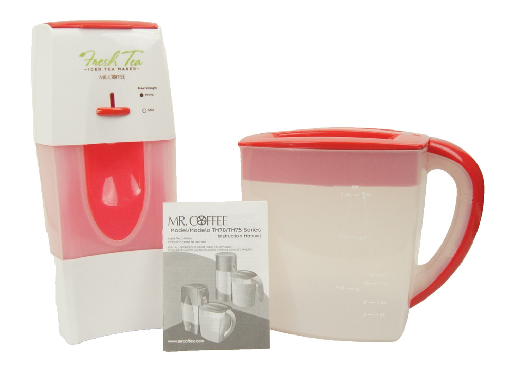 Mr. Coffee Iced Tea Maker 3 Quart Red TM75RS New Without Box